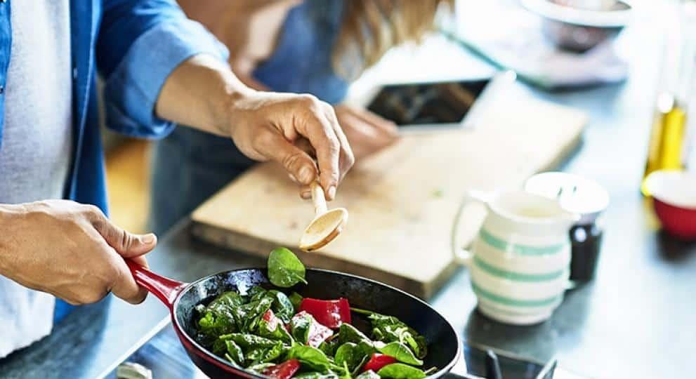 Making salad